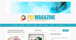 Desktop Screenshot of pofmagazine.com