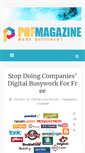 Mobile Screenshot of pofmagazine.com